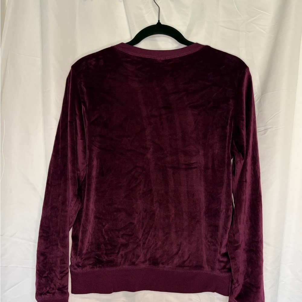 Honeydew USA Deep Purple Velvet Shirt​ - Picture 2 of 3